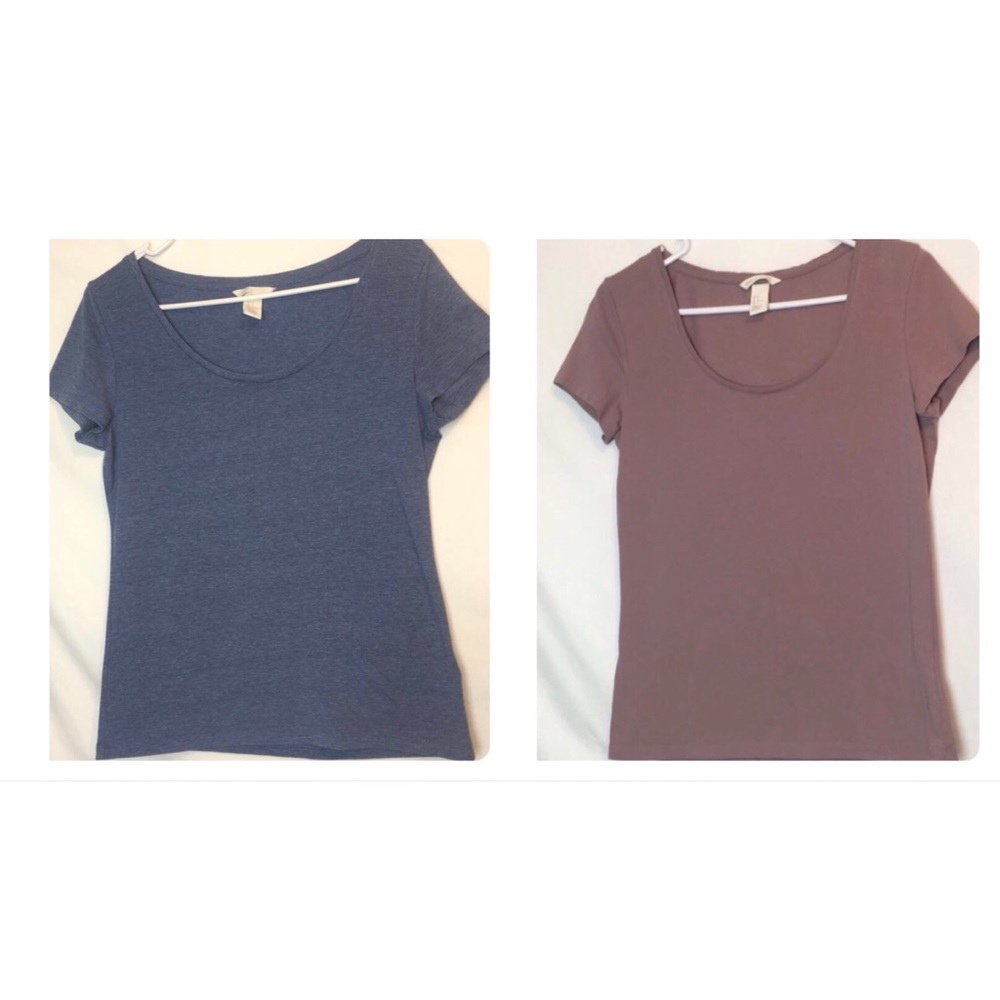 🌼Two H&M Basic Tee Bundle